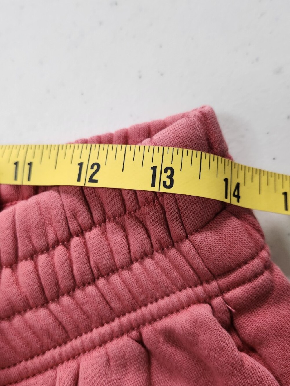 Nike Essential Fleece Joggers Womens Medium Pink Baggy Loose Fit Mid Rise - Picture 8 of 12